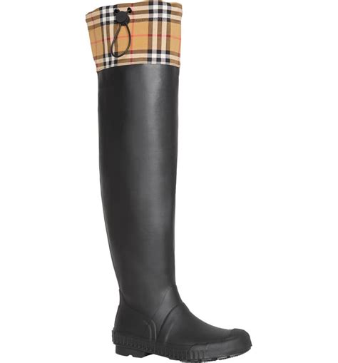 burberry waterproof boots|burberry boots for women.